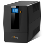 UPS nJoy Horus Plus 600, 600VA/360W, Afisaj LCD cu ecran tactil, 2 Prize Schuko cu Protectie, Repornire Automata, RJ11 protectie pentru linia de telefon/modem, Posibilitatea de monitorizare si control prin USB, LAN si internet, port de comunicare USB, rata de eficienta pana la 90% - Image 6