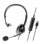 Casti Head-band AXTEL AXH-ACEUCM, Wired, Noise-canceling, Negru - Image 5