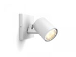 Spot LED extensie Philips Hue Runner, Bluetooth, GU10, 5W, (50W), 350lm ,lumina alba (2200-6500), IP20, 11cm, Metal, Alb