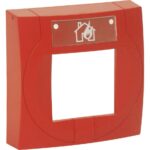 Honeywell Carcasa buton mic, rosu, cu sticla, 704950;