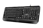 Tastatura Genius KB-118 cu fir,104 taste, negru - Image 2