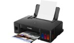 Imprimanta inkjet color CISS Canon G1410, dimensiune A4, viteza 8.8ipm alb-negru, 5ipm color, rezolutie printare 4800x1200 dpi, imprimare fara margini format 10x15, alimentare hartie 100 coli, interfata: USB Hi- Speed, consumabile: GI-490 PGBK ,GI-490 C ,GI-490 M ,GI-490 Y, 2 ani garanție comercială - Image 2