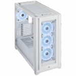 Carcasa Corsair 5000X RGB QL Edition, Mid Tower, White
