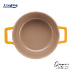 SEMIOALA ALUMINIU TURNAT + CAPAC 26x12.5 CM,5.8L, NICOLAI TAND, ORIGINI, COOKING BY HEINNER - Image 3