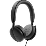 Casti Head-band DELL Pro Plus Wired ANC Headset - WH5024, Cu fir, noise-canceling, Negru