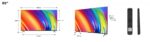 LED TV 4K 85''(216cm) 120Hz TCL 85P745 - Image 9