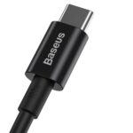 Cablu alimentare si date Baseus Superior, Fast Charging Data Cable pt. smartphone, USB Type-C la USB Type-C 100W, 1m, negru - Image 2