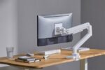Suport monitor Serioux MM69-C012, compatibilitate  dimensiune ecran 17"-49", arc cu gaz, greutate maximă suportata: (per ecran): 2~20 kg, VESA: 75x75, 100x100, inclinare: +50°~-20°, pivotare: +90°~-90°, rotația ecranului: +180°~-180°, instalare: clemă, grommet,alb - Image 12