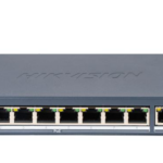 Switch PoE Hikvision DS-3E0310P-E/M(B): 8 × 10/100 Mbps PoE port, and 2 × Gigabit RJ45 port, PoE standard: IEEE 802.3af;IEEE 802.3at, 8 porturi PoE maxim 30W, buget PoE 80W, tensiune alimentare: 54VDC, 1.2A, dimensiuni: 217.60 mm × 27.60 mm × 108.50 mm, greutate: 0.555kg, montare pe birou sau pe