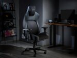 Scaun Gaming Serioux Prime, Capacitate greutate: 150 kg, Material suprafață: Piele, Material textil, Tip cotieră: Cotieră 4D, Tip mecanism: Mecanism tip broască, Tip pârghie pneumatică: 100 mm, ridicare pe gaz clasa 4, Tip bază: 350 mm, bază din aluminiu, Tip roți: 60 mm, roți din poliuretan - Image 15