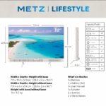 Televizor METZ QLED 32MQE7100Z, 80 cm, Smart Google TV, HD, Clasa E - Image 5