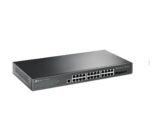 "JetStream™ 24-Port Gigabit L2+ Managed Switch with 4 10GE SFP+ Slots and UPS Power Supply PORT: 24× Gigabit RJ45 Ports, 4× 10G SFP+ Slots, RJ45/Micro-USB Console Port SPEC: 1U 19-inch Rack-mountable Steel Case FEATURE: Static Routing, OAM, sFlow, DDM, 802.1Q VLAN, QinQ, STP/RSTP/MSTP, IGMP - Image 2