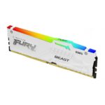 Memorie RAM Kingston DDR5 32GB 6400Mhz CL32 1.4V Fury Beast White RGB XMP