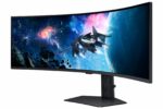 Monitor Samsung 49" LS49CG950EUXEN, Curvature: 1000R, Diagonal (inch): 49, Diagonal (cm): 124.5, Aspect ratio: 32:9, Panel: VA, Resolution: 5120x1440, Refresh Rate: 240Hz, Response time GtG: 1ms, Brightness (max): 450 cd/m², Viewing angle: 178°/178°, Color Gamut Type: DCI, Color Gamut Coverage: 92% - Image 3