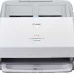 Scanner Canon DRM160II, dimensiune A4, tip sheetfed, viteza de scanare: Alb-negru: 200/300 dpi, 40 ppm/80 ipm, Color: 200 dpi, 300 dpi: 40 ppm/80 ipm, rezolutie optica 600dpi, senzor CIS, software inclus: Driver ISIS/TWAIN, CaptureOnTouch, CapturePerfect 3.1, Kofax VRS, eCopy PDF Pro Office