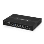 Ubiquiti EdgeRouter ER-6P; 6xGigabit LAN, 1xSFP Gigabit, 1x USB3.0, 5 ports x 24V passive 2-pair/4-pair PoE, 3.4 million pps, 1 GHz CPU