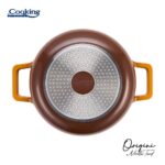 SEMIOALA ALUMINIU TURNAT + CAPAC 26x12.5 CM,5.8L, NICOLAI TAND, ORIGINI, COOKING BY HEINNER - Image 5