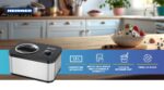 Aparat de făcut înghețată HEINNER SweetFreeze HICM-DW154SSBK - Image 3