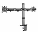 Suport 2 monitoare Serioux MM55-C024, compatibilitate  dimensiune ecran 17"-32",  greutate maximă suportata: (per ecran): 9kg, VESA: 75x75, 100x100, inclinare: +70°~-70°, pivotare: +90°~-90°, rotația ecranului: + 180°~-180°, instalare: clemă, grommet - Image 4