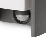 Aplica pentru exterior cu senzor de miscare Philips Bridge, 1xE27 ,max42W, IP44, 101x118x245mm, Antracit - Image 2