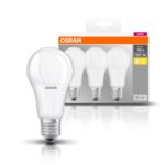 3 Becuri LED Osram Base Classic A, E27, 13W (100W), 1521 lm ,luminacalda(2700K) - Image 2