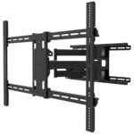 Suport de perete Nemounts Select, pentru display-uri cu o diagonala 55"-110", suporta pana la 125kg, pivotare 45° cu inclinatie 12°, rotire: +3°, -3°,VESA min. 300x200mm, VESA max. 800x600mm, distanta fata de perete 8,2-70,3 cm, securizabil (surub pentru securizare inclus), garantie 5 ani, negru - Image 2