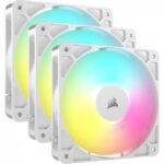 Ventilatoare Carcasa CORSAIR RS120 3x120mm ARGB ALB