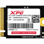 SSD intern ADATA XPG Gammix S55, 512 GB, PCI Express 4.0 x4, NVMe, M.2