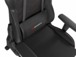 Scaun gaming Genesis Nitro 550 G2, material Synthetic PU + Textil, reglabil pe inaltime, greutate maxima suportata 150 kg, inaltime scaun reglabil 46.5 - 53.5 cm, spatar ajustabil 150°, dimensiuni roti 60mm, negru - Image 14