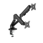 Brat monitor Serioux, tehnologie arc cu gaz, compatibilitate ecran 17"-35", greutate maxima suportata(per ecran) 2~12kg. VESA/;75x75,100x100 Tilt Range +90°~-90° Swivel Range +90°~-90° - Image 5
