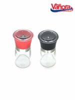 SET DOUA RASNITE CERAMICE SARE&PIPER 13.5CM, ROSU/NEGRU, VANORA HOME - Image 2