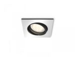 Spot LED incastrat Philips Hue Milliskin, Bluetooth, GU10, 5W (50W), 350lm, lumina alba (2200-6500K), IP20, 9cm, Argintiu