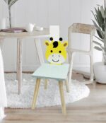 Scaun copii, MDF,design girafa, U-Grow - Image 2