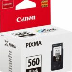 Cartus cerneala Canon PG-560, black, capacitate 7.5ml / 180 pagini, pentru PIXMA TS5350, PIXMA TS5351, PIXMA TS5352.