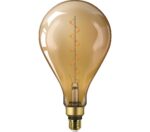 Bec LED vintage (decorativ) Philips Classic Gold Giant A160, EyeComfort ,E27, 4.5W (28W), 300 lm, lumina calda (1800K), cu filament, 29.3x16.2cm