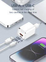 Incarcator retea Serioux 30W Quick Charge, Intrare AC100-240V~ 50/60Hz 0.7A Max, PD Ieșire: 5V-3A, 9V-3A, 12V-2.5A, 15V 2A, 20V=1.5A (30W), QC Ieșire: 5V-3A, 9V-2A, 12V=1.5A (18W), PD+QC=5V=3.6A, Total: 30W Max - Image 8
