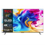 Televizor TCL QLED 85C645, 216 cm (85"), Smart Google TV, 4K, 120Hz(FHD)