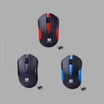 Mouse Serioux wireless, Drago 300, 1000dpi, albastru, baterie AAinclusa, receptor nano, blister, USB - Image 2