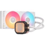 Cooler Procesor CORSAIR iCUE LINK TITAN 240 RX LCD, Lichid, 12 cm, 2 ventilatoare, aRGB - Image 2