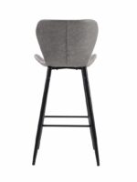SET 2 SCAUNE DE BAR RETRO - LIGHT GREY - Image 2