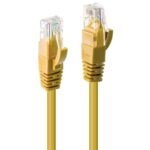 Cablu retea Lindy LY-48062, 1m Cat.6 U/UTP, Yellow - Image 2