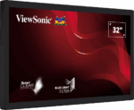 Monitor ViewSonic 32" TD3207, Touch: 10pts, Diagonal (inch): 32, Diagonal (cm): 81, Aspect ratio: 16:9, Panel: VA, Resolution: 1920x1080, Refresh Rate: 60Hz, Response time GtG: 5ms, Brightness (max): 450 cd/m², Contrast (static) : 3000:1, Contrast (dynamic): 50M:1, Viewing angle: 178°/178° - Image 3
