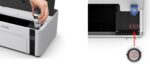 Imprimanta inkjet mono CISS Epson M1100, dimensiune A4, viteza max 32ppm, rezolutie printer 1440x720dpi, alimentare hartie 150 coli, volum maxim printare : 15000pagini/luna, interfata: USB 2.0, consumabile: Ecotank MX1xx negru XL (6k/pag.), MX1xx negru L (2k/pag.),cerneala 6k/pag inclusa, greutate - Image 3