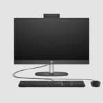 All-in-One Business HP ProOne 240 G10 cu procesor Intel Core i3-N300 pana la 3.8 GHz, 24 inch, FHD, 8 GB, Intel Iris Xe Graphics, FreeDos, White, 3 ani Garantie