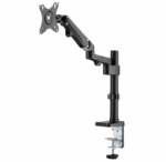 Brat monitor Neomounts DS70-750BL1; pentru display-uri cu diagonale 17"-27", sistem de prindere VESA 75x75~100x100, greutate maxima suportata 7kg, full motion, tilt +45°, swivel 90°, rotate 180°; gas spring; culoare negru. Garantie 5 ani - Image 2