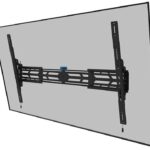 Suport de perete Nemounts Select, pentru display-uri cu o diagonala 55"-110", suporta pana la 160kg, cu inclinatie 12°, rotire: +3°, -3°, VESA min. 100x100mm, VESA max. 1500x900mm, microadjustment, securizabil (surub pentru securizare inclus), garantie 5 ani, negru