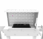 Stand motorizat Neomounts by Newstar WL55-875WH1 100" 110kg VESA 800x600mm, ajustabil pe inaltime 98-163cm, alb - Image 4