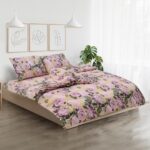 Set de pat king size bumbac,92 gsm,Peony - Image 3