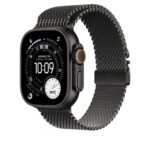 Apple Watch 49mm Black Titanium Milanese Loop - Small - Image 2