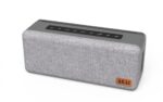 Boxa activa Akai Retro, bluetooth, putere totala 10 W, frecventa 15Hz~ 15Kh , acumulator 2000 mAh, autonomie 10 Ore, IPX4 rezistent la apa, reflector mare din ABS cu bas la 360 de grade în toate direcțiile, gri - Image 2